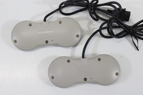 Lot 2 Nintendo AV New Famicom OEM Dogbone Controller Pad NES FC HVC-102 WORKS #1