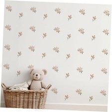 Boho Watercolor Nursery Wall Stickers Kid Room Wall 8.27 11.02inch 4pcs F