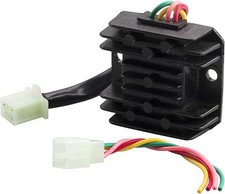 12V Voltage Regulator Rectifier, 4 Wires Voltage Regulator Replacement for GY...