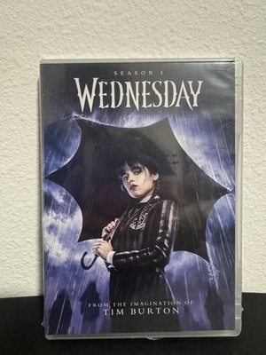 Wednesday: the Complete First Season (DVD, 2022) Netflix - Tim Burton Brand New