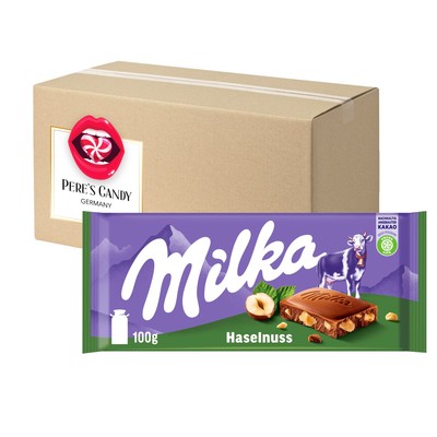 Milka Hazelnuts 5 x 100g Alpenmilch-Schokolade mit Haselnuss-Stückchen
