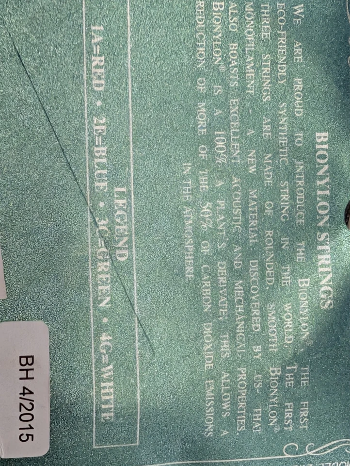 Aquila Strings BIONYLON Concert Ukulele Strings Made in Italy New Sealed - Image 3 of 3