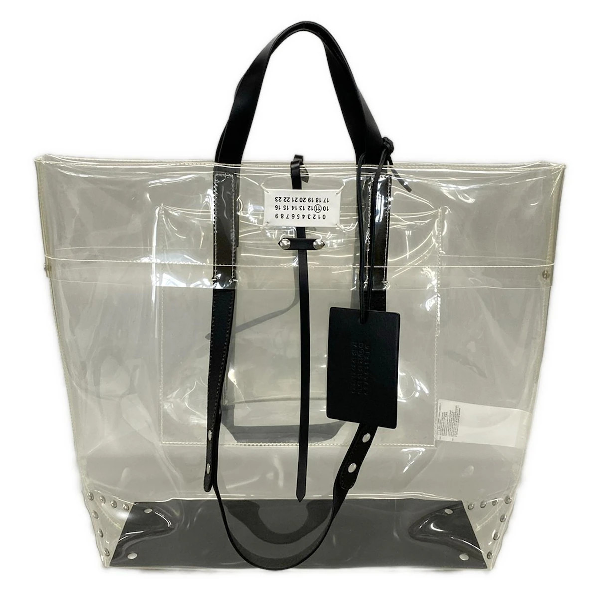 Designer Handbags Opening Ceremony Transparent Bag Auth Maison