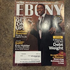 Ebony Magazine Sept 2014 Actor Chadwick Boseman, U.S. Atty General Eric Holder