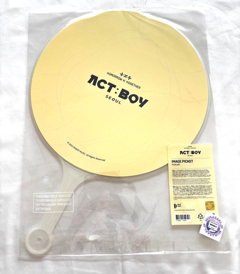 TXT うちわ ヨンジュン  ACT:BOY TXT YEONJUN ACT : BOY Image Picket Paper Fun New | eBay