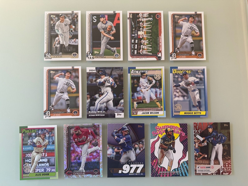 2025 Topps Stars (Judge, Ohtani, Witt, Wilson, Betts, Jobe) Lot of (13) NM