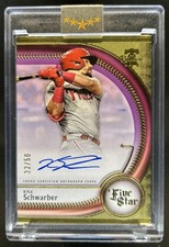 2025 Topps Five Star Kyle Schwarber Auto Autograph Purple #/50 Phillies