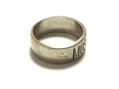 MOSCHINO リング シルバー 925 MOSCHINO Logo Ring 925 Silver Size 6.5 (JP 13) Authentic | eBay