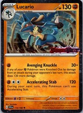 Lucario (Scarlet Violet Stamp) 114/198 Holo Miscellaneous Cards & Products NM/M