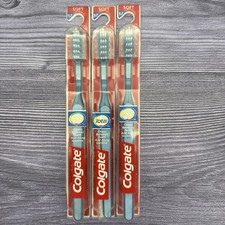 3 LOT Vintage Colgate Total Triple Action Bri...