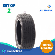 Set Of 2 Used 22555r18 Nexen Npriz Rh7 97h - 6.532 Set Of 2 Used 22555r18 Nexen Npriz Rh7 97h - 6.532