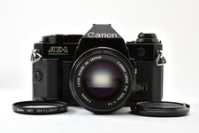 NEAR MINT Canon AE-1 Program 35mm Film Camera SLR FD 50mm f1.4 Lens Japan