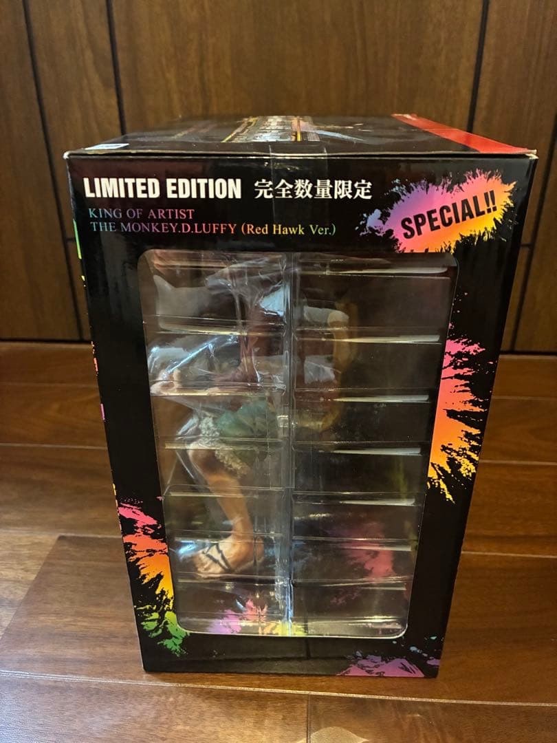 King of Artist One Piece Monkey D. Luffy Figure Red Hawk Version