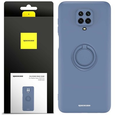 Spacecase Silikonringhülle Für Xiaomi Redmi Note 9S 9 Pro Blau