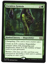 Formless Genesis 34 DSC R Commander: Duskmourn: House of Horror MTG