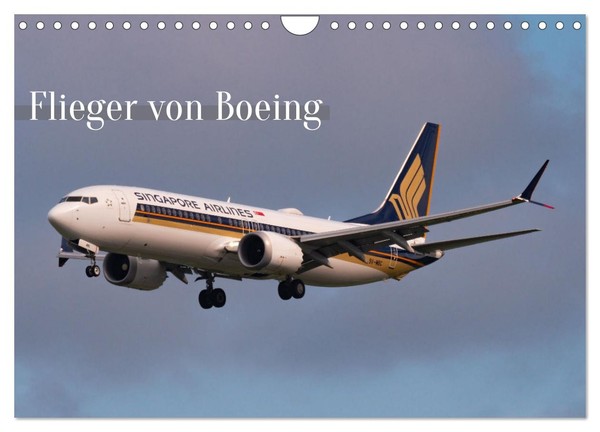 "Calendar 2027 · UK Version · Boeing Aircraft (Wall Calendar 2027 12\" × 8\" Landsc"-image