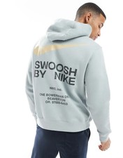 Nike SWOOSH Athletics Pullover TOP Hoodie - Grey - Size XL - IB6480-041
