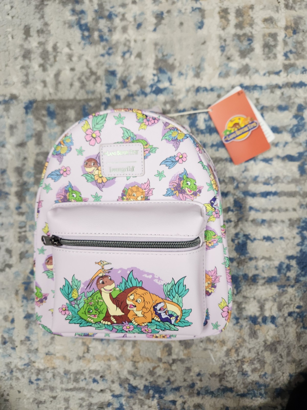 Loungefly The Land Before Time Dinosaurs Floral Mini Backpack
