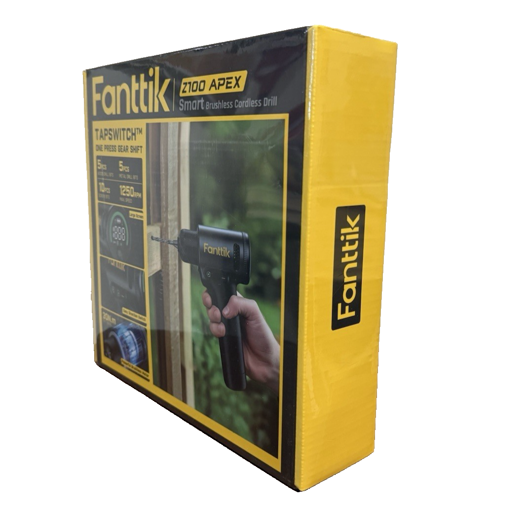 Fanttik Z100 Apex Smart Brushless Cordless Drill – 20-Piece Bit