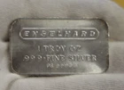 Engelhard 1 oz .999 Silver Bar  Pebble Back
