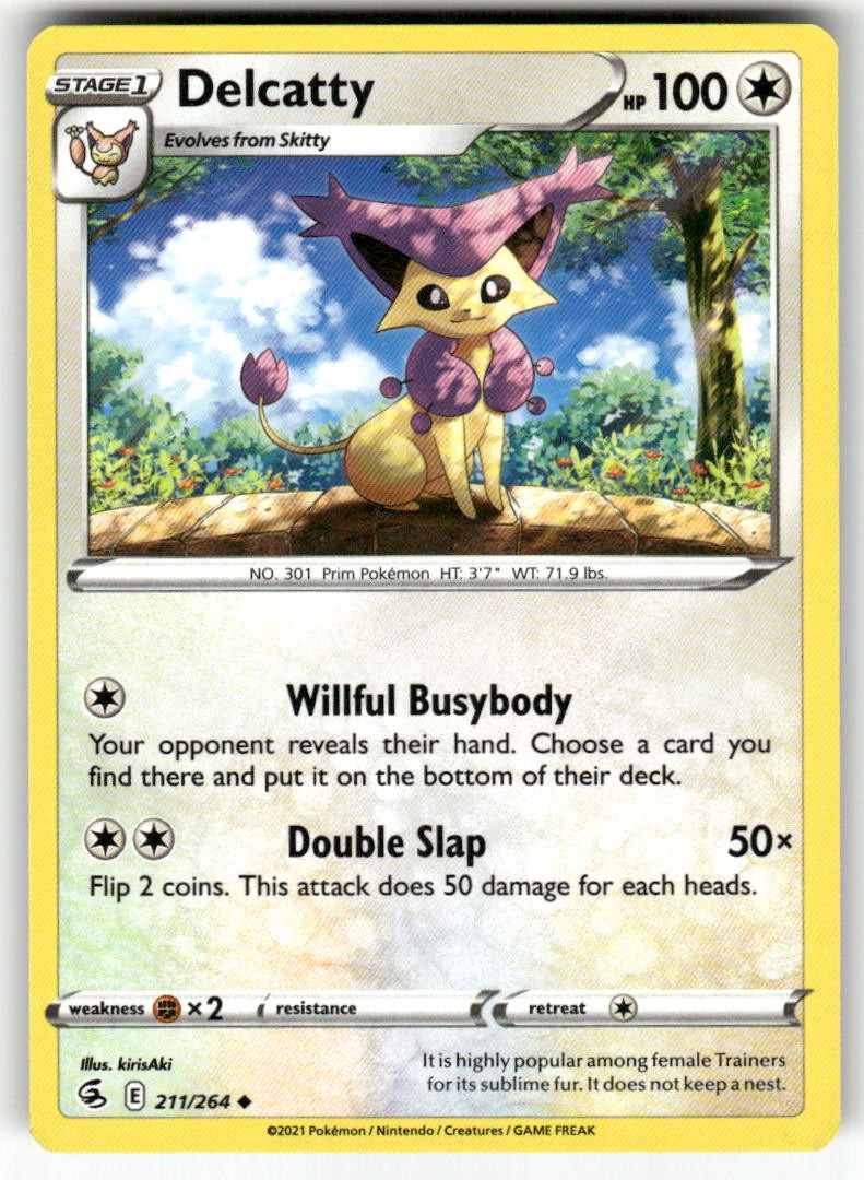 Delcatty 211/264 Fusion Strike Near Mint Uncommon