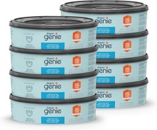 Max Odor Lock Diaper Genie Refills - 270 Count Pack of 8 for Odor-Free Nursery