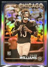 2024 Topps Chrome  Caleb Williams RC Sepia Refractor SP #202 Bears
