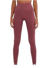 SET ACTIVE Women’s S SculptFlex Seamless Ribbed Detail High Rise Leggings Yoga