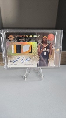 2006 Upper Deck Ultimate Debut James White ROOKIE PATCH AUTO JERSEY /10 