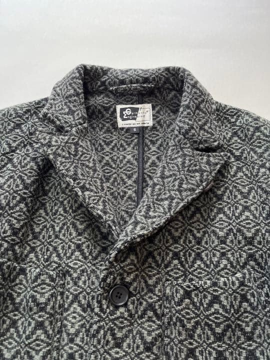 Engineered Garments Patterned Wool Nylong Jacket … - image 4