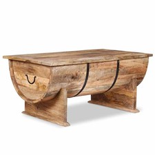 Solid Mango Wood Coffee Table 88x50x40 cm Accent Room Furniture vidaXL