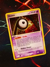MP/HP Pokemon UNOWN [P] Card EX UNSEEN FORCES Set #P/28 Subset Holo Rare SWIRL#2 on eBay