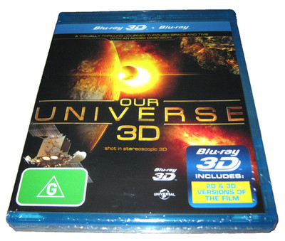 Our Universe 3D - 3D Blu-Ray - New Sealed - Region B