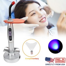 Dental LED Cure Curing Light Lamp 2000mw 5W Tool Resin Cure Wireless Cordless US