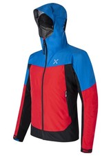 MONTURA - Guscio in Gore Tex uomo Pac Mid - Rosso Blu - tg. S