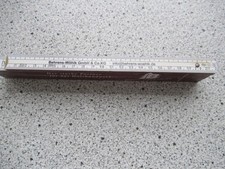 Zollstock 2 m stabil Holz weiß Alt (BEHRENS-WÖHLK GmbH & Co. KG)