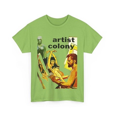 Artist Colony T-shirt Retro Hipster Beatnik Tee Art Model Swingers Swinging 60s