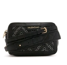 Valentino By Mario Valentino Mia Rock Leather Crossbody Women's Black