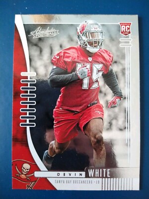 2019 Panini Absolute Devin White #190 Tampa Bay Buccaneers Rookie RC