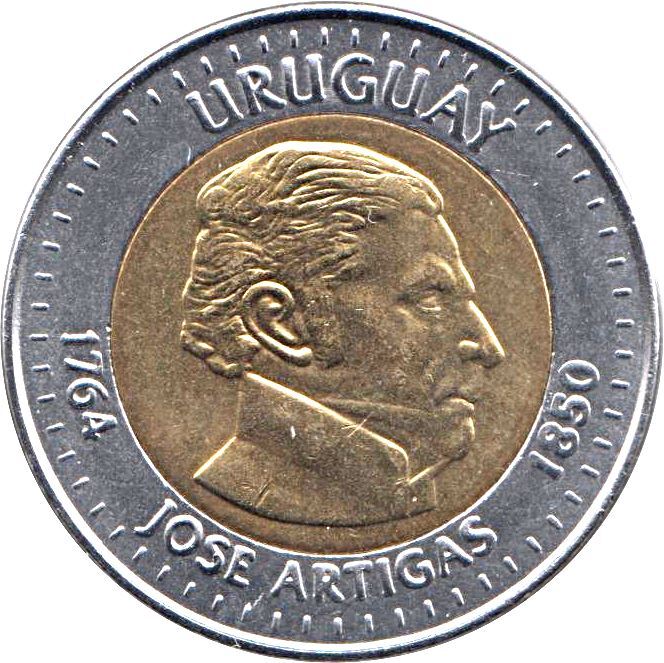 Uruguayan Coin Uruguay 10 Pesos | Jose Gervasio Artigas | 2000 | eBay