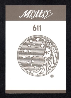 Proctor & Gamble Vintage 1987 Motto Game Trivia Card #611