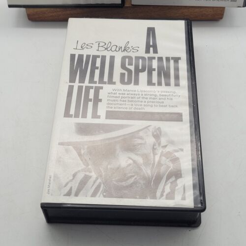 Les Blank VHS Lot Six Short Films Hot Pepper A Well Spent Life VCR Tape Rare! - Picture 4 of 14