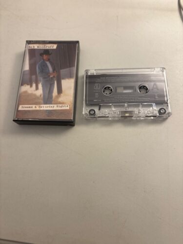 BOB WOODRUFF DREAMS AND SATURDAY NIGHTS 1994 CASSETTE ON ELEKTRA COUNTRY VG+