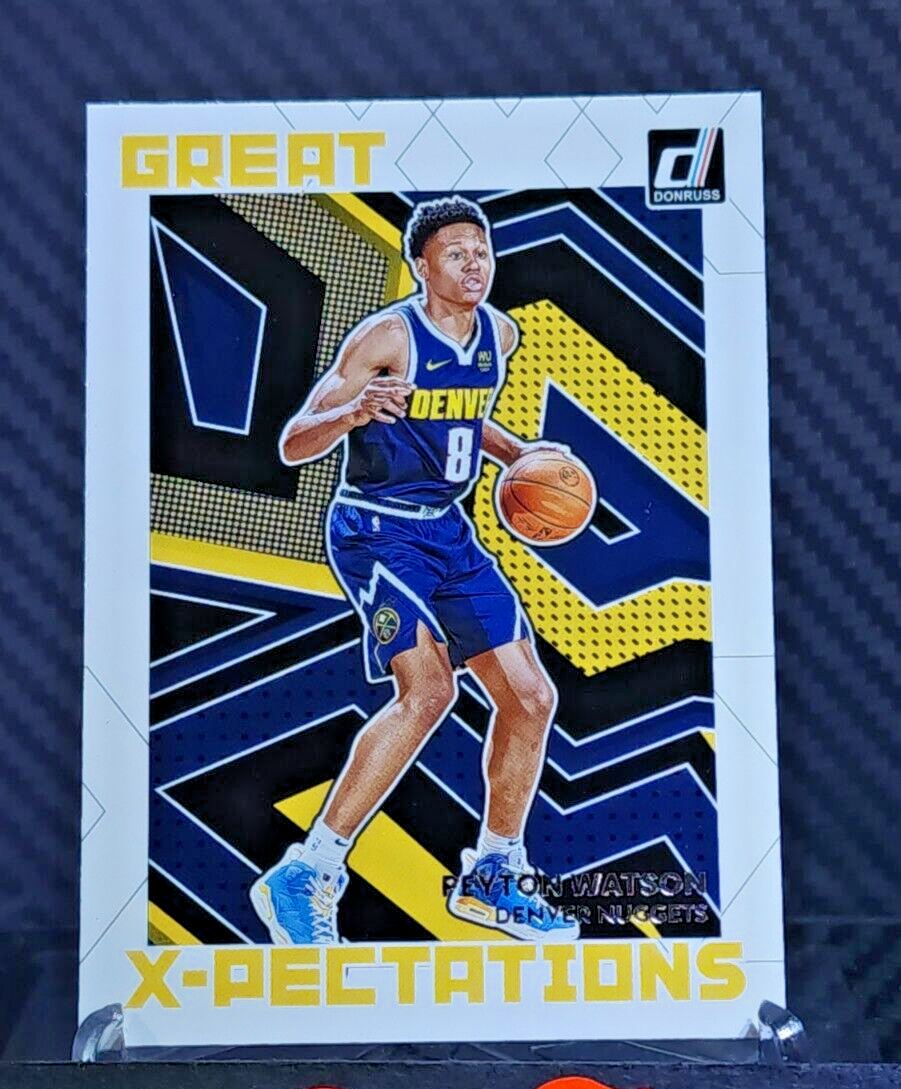 NBAカード　RC LOGOMAN DEVON DOTSON 2/5 Peyton Watson 2022-23 Donruss GREAT X-PECTATIONS ROOKIE #25