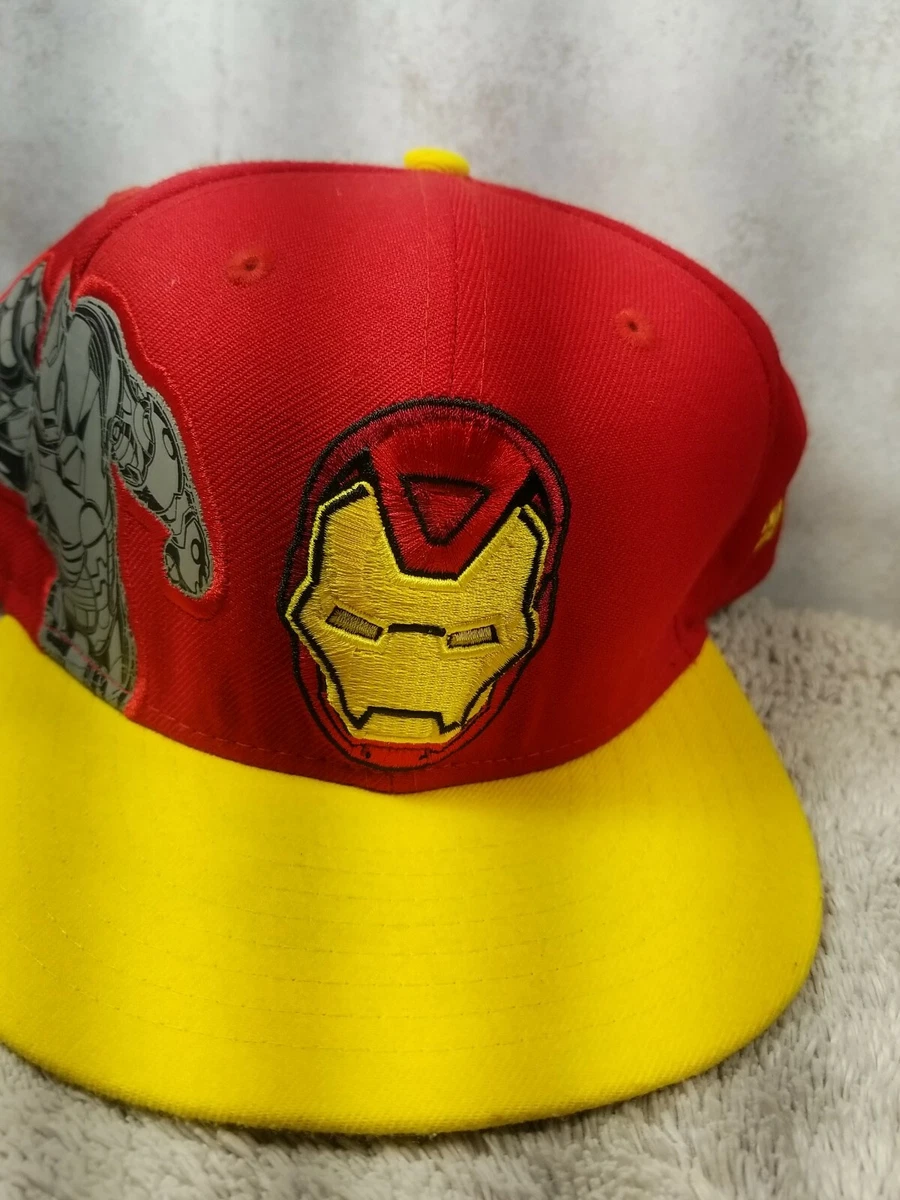 New Era Iron Man 59fifty Custom Fitted Hat Size 7 5/8 Marvel