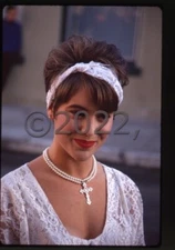 Alyssa Milano  ORIGINAL VINTAGE 35mm SLIDE TRANSPARENCY PHOTO 673