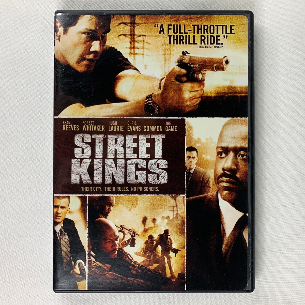 Street Kings DVD Widescreen Keanu Reeves Forest Whitaker Hugh