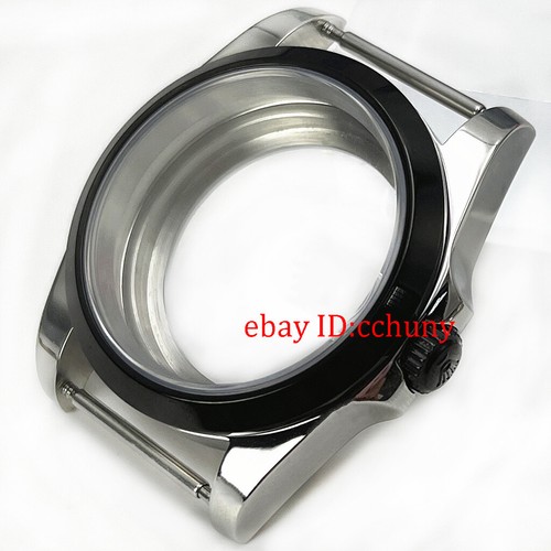 36mm black/gold/rose gold/silver watch case sapphire fit NH35 ETA2824 PT5000 - Picture 54 of 54
