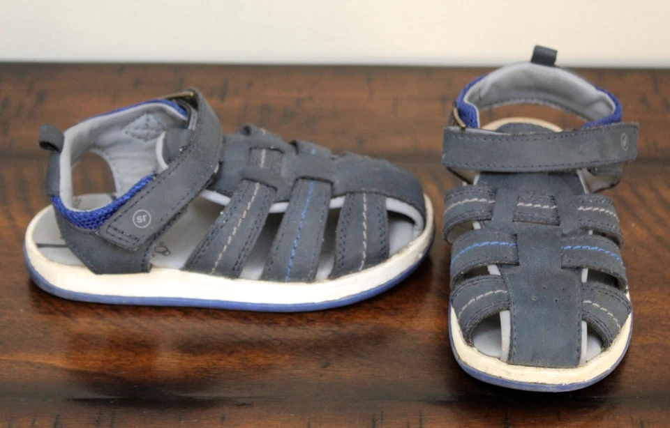 Stride Rite SANDALIAS CLÁSICAS AZUL MARINO Niños 8 M Azul Zapatos Foto 2 de 4