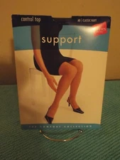 Hanes Her Way Control Top Classic Navy Support Size AB